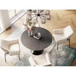KARE Design Table Grande Possibilita noir Ø120cm><noscript><img width=