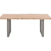 KARE Design Table Harmony acier brut 160x80cm> Meubles