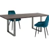 KARE Design Table Harmony foncé acier brut 200x100> Meubles