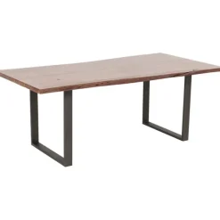 KARE Design Table Harmony foncé acier brut 200x100> Meubles