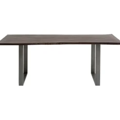 KARE Design Table Harmony foncé acier brut 160x80> Meubles
