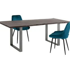 KARE Design Table Harmony foncé acier brut 180x90> Meubles
