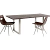 KARE Design Table Harmony foncé chromé 180x90cm> Meubles