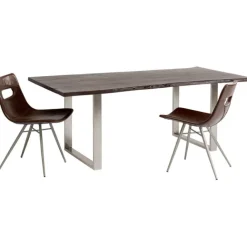 KARE Design Table Harmony foncé chromé 180x90cm> Meubles