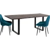 KARE Design Table Harmony foncé noir 160x80> Meubles