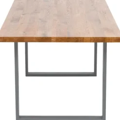 KARE Design Table Jackie chêne-acier brut 160x80><noscript><img width=