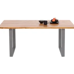 KARE Design Table Jackie chêne-acier brut 160x80><noscript><img width=