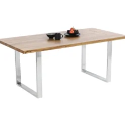 KARE Design Table Jackie chêne-chromé 160x80><noscript><img width=