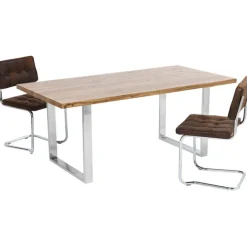 KARE Design Table Jackie chêne-chromé 160x80><noscript><img width=