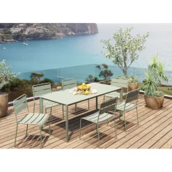 KARE Design Table Jardin vert menthe 90x200cm> Meubles