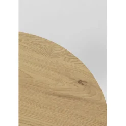 KARE Design Table Schickeria chêne blanc Ø80cm><noscript><img width=