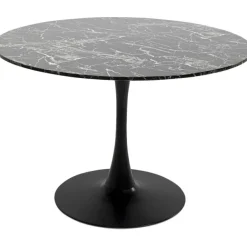 KARE Design Table Schickeria marbre noir Ø110cm> Meubles