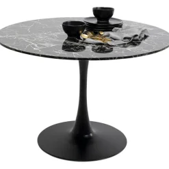 KARE Design Table Schickeria marbre noir Ø110cm><noscript><img width=