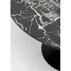 KARE Design Table Schickeria marbre noir Ø110cm><noscript><img width=
