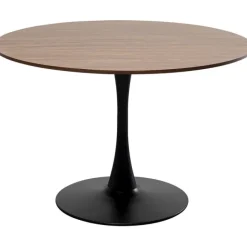 KARE Design Table Schickeria noyer noir Ø110cm> Meubles