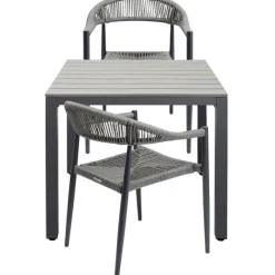 KARE Design Table Sorrento gris 80x80cm><noscript><img width=