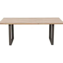 KARE Design Table Symphony acier brut 160x80> Meubles