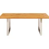 KARE Design Table Symphony chêne chromé 200x100> Meubles