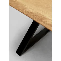 KARE Design Table Symphony Chêne Cross noir 200x100cm><noscript><img width=