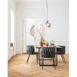 KARE Design Table Symphony noir 180x90> Meubles