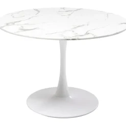 KARE Design Table Veneto marbre blanc Ø110cm> Meubles