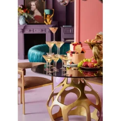 KARE Design Table Volcano doré Ø120cm><noscript><img width=