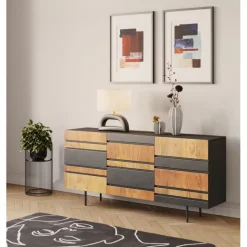KARE Design Tableau encadré Box Back bleu 60x80cm> Accessoires