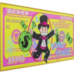 KARE Design Tableau encadré Graffiti Money 70x160cm> Accessoires