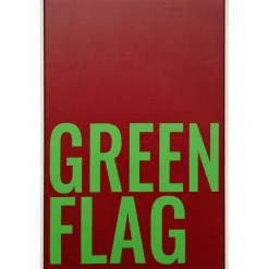 KARE Design Tableau encadré Green Flag 40x60cm> Accessoires