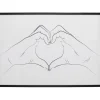 KARE Design Tableau encadré Heart Hands 103x73cm> Accessoires