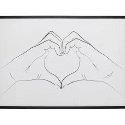 KARE Design Tableau encadré Heart Hands 103x73cm> Accessoires