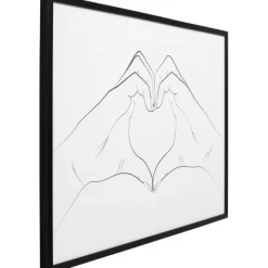 KARE Design Tableau encadré Heart Hands 103x73cm> Accessoires