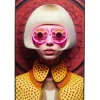 KARE Design Tableau encadré LED Fancy Blonde Lady 120x80cm> Accessoires
