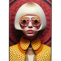 KARE Design Tableau encadré LED Fancy Blonde Lady 120x80cm><noscript><img width=