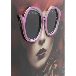 KARE Design Tableau encadré LED Fancy Red Lady 120x80cm><noscript><img width=