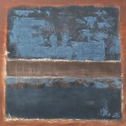KARE Design Tableau encadré Silence bleu 120x120cm> Accessoires