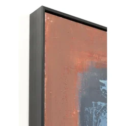 KARE Design Tableau encadré Silence bleu 120x120cm><noscript><img width=