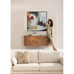 KARE Design Tableau encadré Visione Front 100x100cm> Accessoires