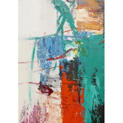KARE Design Tableau sur toile Be Happy 150x120cm><noscript><img width=