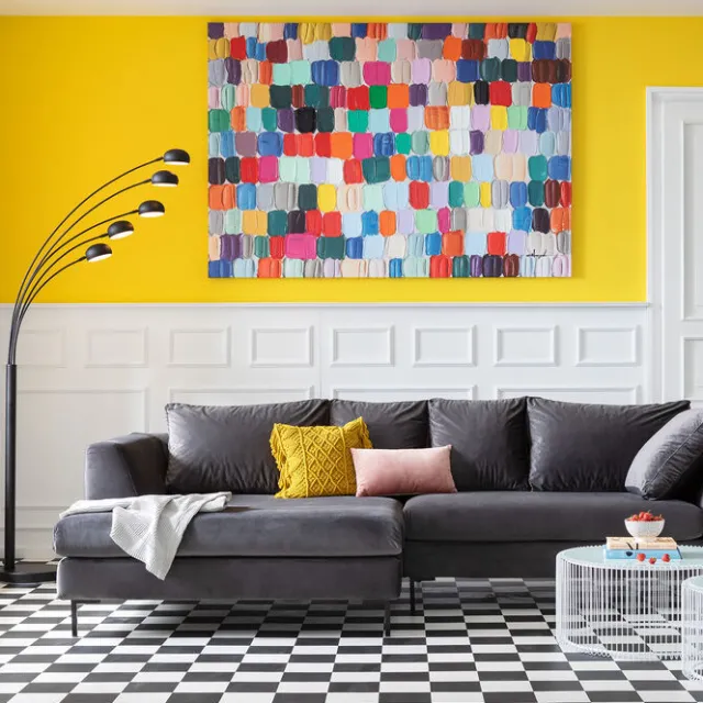 KARE Design Tableau sur toile Colorful Dots 200x140cm> Accessoires