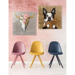 KARE Design Tableau sur toile Dog with Pineapple 80x80cm> Accessoires