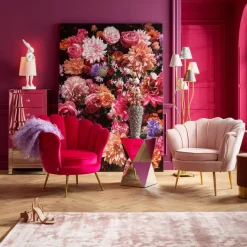 KARE Design Tableau sur toile Flower Bouquet 140x200cm><noscript><img width=
