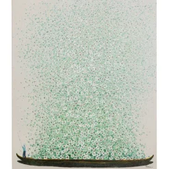 KARE Design Tableau sur toile Flower Boat beige vert 80x100cm> Accessoires