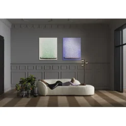 KARE Design Tableau sur toile Flower Boat beige vert 80x100cm> Accessoires
