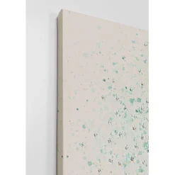 KARE Design Tableau sur toile Flower Boat beige vert 120x160cm><noscript><img width=