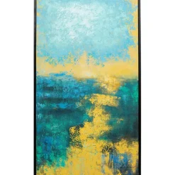 KARE Design Tableau sur toile Jardin bleu 125x215cm> Accessoires