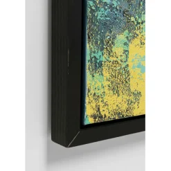 KARE Design Tableau sur toile Jardin bleu 125x215cm><noscript><img width=
