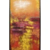 KARE Design Tableau sur toile Jardin rouge 125x215cm> Accessoires