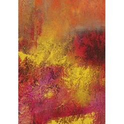 KARE Design Tableau sur toile Jardin rouge 125x215cm><noscript><img width=