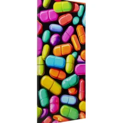 KARE Design Tableau sur toile Pastilla colore 70x140cm> Accessoires